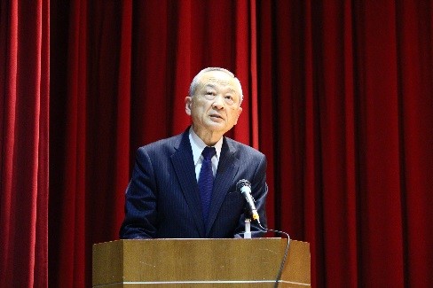 閉会挨拶(三弊敬愛大学長)