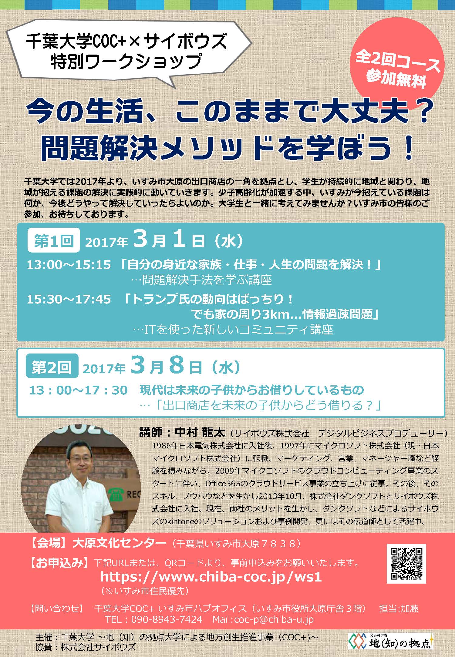 千葉大学×サイボウズ 特別ワークショップ開催
